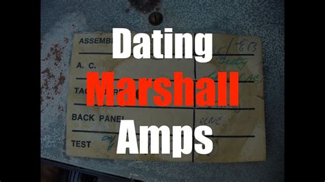 dating marshall